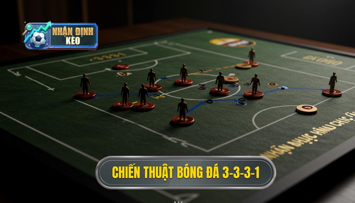 Chiến thuật bóng đá 3-3-3-1