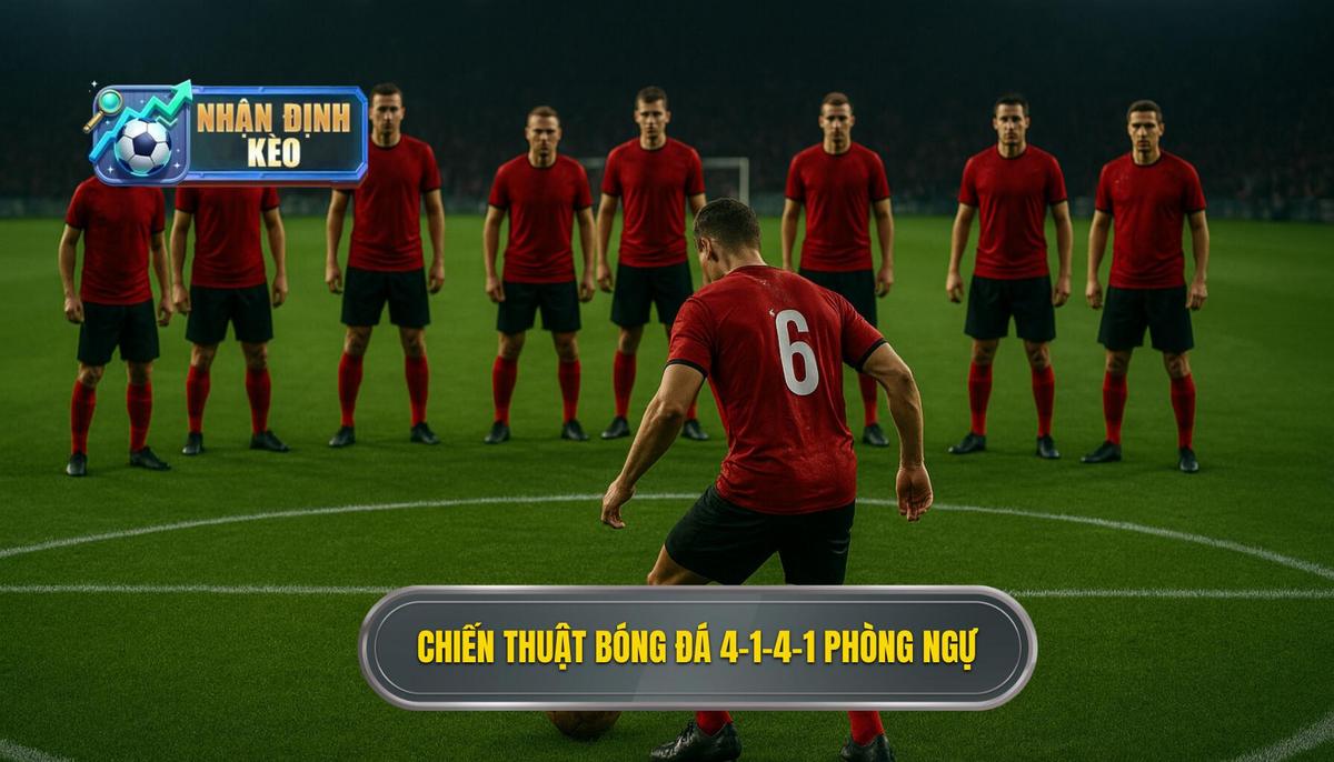 Chiến thuật bóng đá 4-1-4-1 phòng ngự