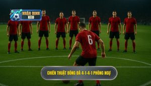 Chiến thuật bóng đá 4-1-4-1 phòng ngự