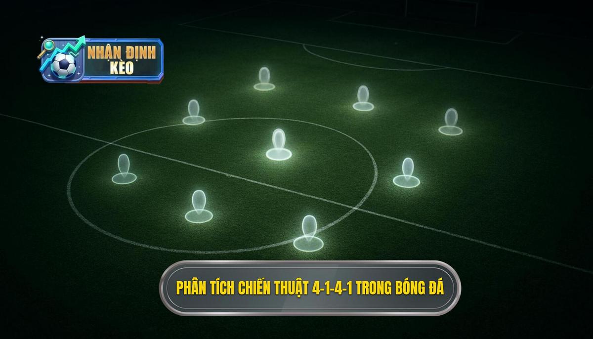 Phân Tích Chuyên Sâu Chiến thuật 4-1-4-1 Trong Các Pha Bóng