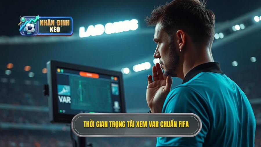2. Thời gian trọng tài xem VAR chuẩn FIFA
