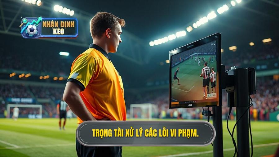 2. Trọng tài xử lý các lỗi vi phạm.