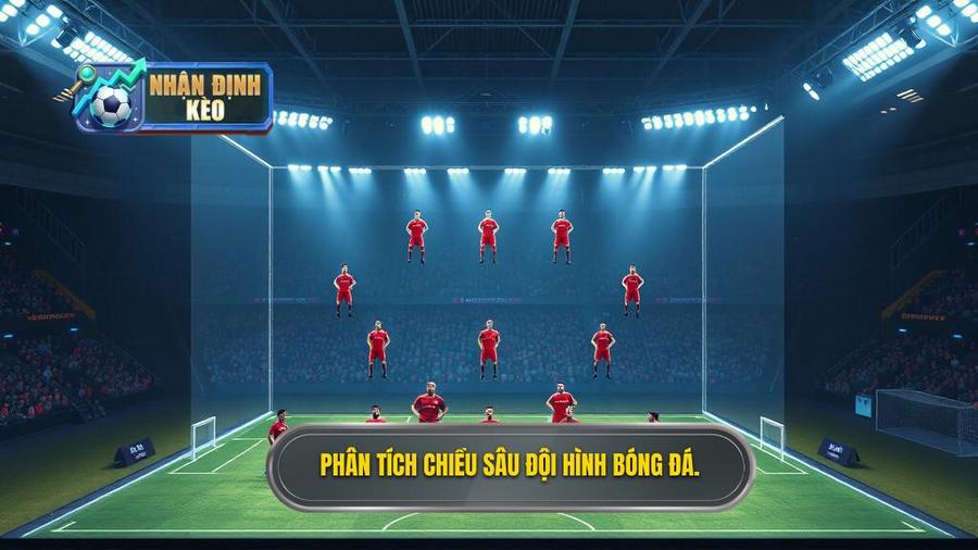 Phân tích chiều sâu đội hình bóng đá