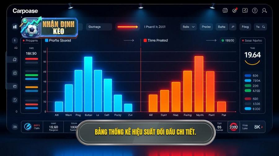 Bảng thống kê hiệu suất đối đầu chi tiết