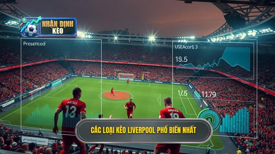 Các loại kèo Liverpool phổ biến nhất