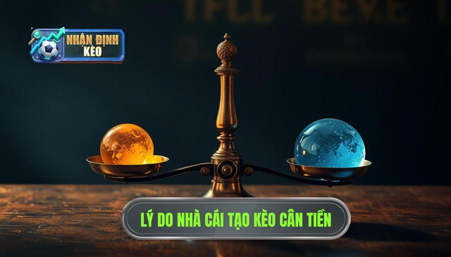 Tại sao nhà cái luôn muốn tạo ra thế kèo cân tiền?